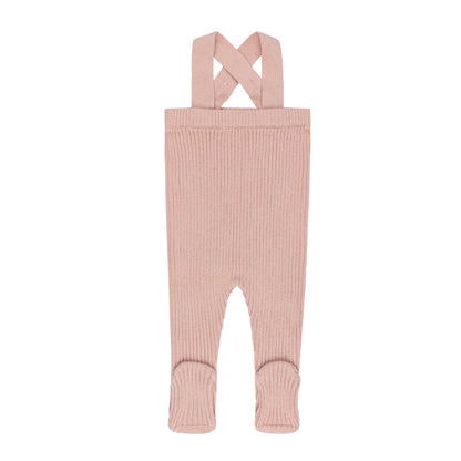 Bubble Knit Collection - Ribbed Overalls