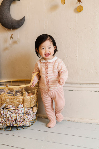 Bubble Knit Collection - Ribbed Overalls